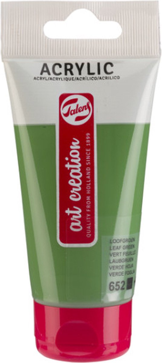 Acrylverf tac 652 loofgroen tube 75ml | Tube a 75 milliliter | 3 stuks